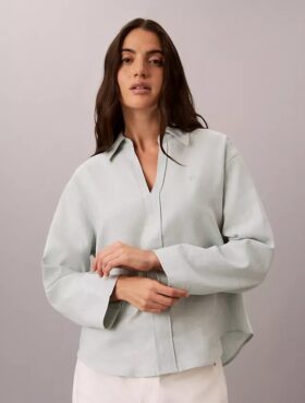 Linen Blend Classic Shirt