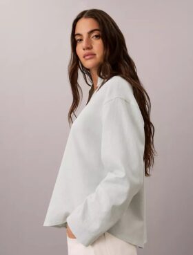 Linen Blend Classic Shirt