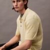 Linen Blend Classic Sweater Polo Shirt