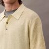 Linen Blend Classic Sweater Polo Shirt