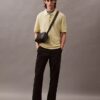 Linen Blend Classic Sweater Polo Shirt