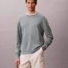 Linen Blend Crewneck Sweater Linen Blend Crewneck Sweater