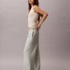 Linen Blend Drawstring Wide Leg Pants Linen Blend Drawstring Wide Leg Pants