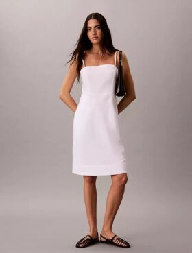Linen Blend Dress