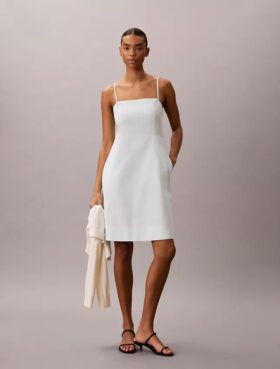 Linen Blend Dress