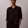 Linen Blend Easy Overshirt Linen Blend Easy Overshirt