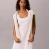 Linen Blend Mini Dress Linen Blend Mini Dress