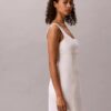 Linen Blend Mini Dress Linen Blend Mini Dress
