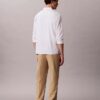 Linen Blend Pleated Pull-On Pants