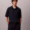 Linen Blend Polo Sweater Linen Blend Polo Sweater