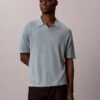 Linen Blend Polo Sweater Linen Blend Polo Sweater