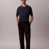 Linen Blend Polo Sweater Linen Blend Polo Sweater