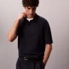 Linen Blend Polo Sweater Linen Blend Polo Sweater