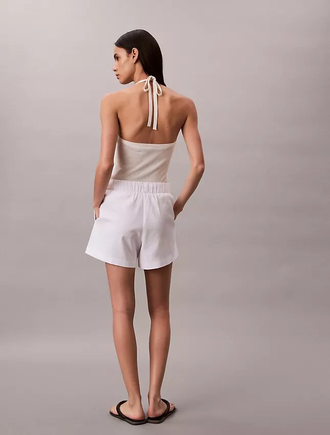 Linen Blend Pull-On Shorts Linen Blend Pull-On Shorts