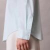 Linen Blend Relaxed Button-Down Shirt