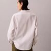 Linen Blend Relaxed Button-Down Shirt
