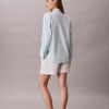 Linen Blend Relaxed Button-Down Shirt