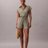 Linen Blend Romper