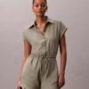 Linen Blend Romper
