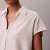 Linen Blend Short Sleeve Classic Shirt Linen Blend Short Sleeve Classic Shirt