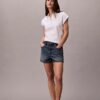 Linen Blend Short Sleeve Top Linen Blend Short Sleeve Top