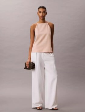 Linen Blend Sleeveless Top