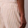 Linen Blend Stripe Shorts Linen Blend Stripe Shorts