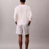 Linen Blend Stripe Shorts Linen Blend Stripe Shorts