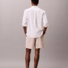 Linen Blend Stripe Shorts Linen Blend Stripe Shorts
