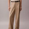 Linen Blend Tailored Wide Leg Pants Linen Blend Tailored Wide Leg Pants
