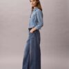 Linen Blend Wide Leg Jeans Linen Blend Wide Leg Jeans