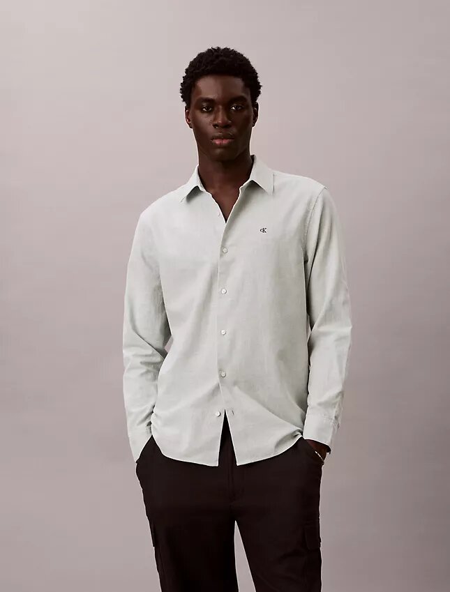 Linen Cotton Classic Button-Down Shirt Linen Cotton Classic Button-Down Shirt