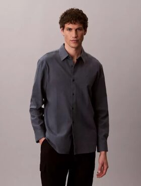 Linen Cotton Classic Button-Down Shirt