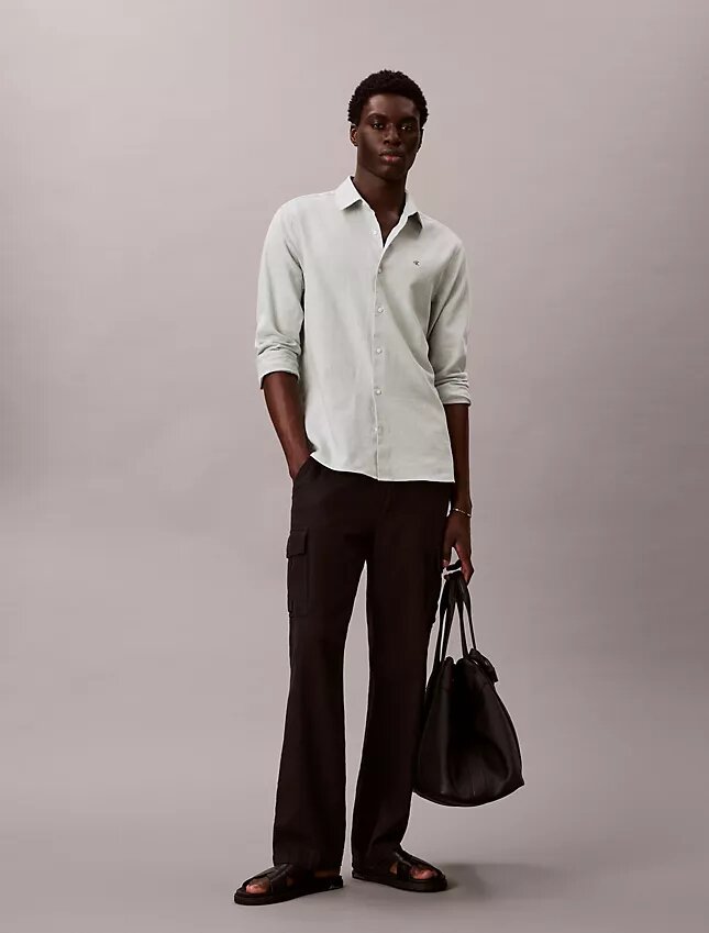 Linen Cotton Classic Button-Down Shirt Linen Cotton Classic Button-Down Shirt