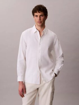 Linen Cotton Classic Button-Down Shirt