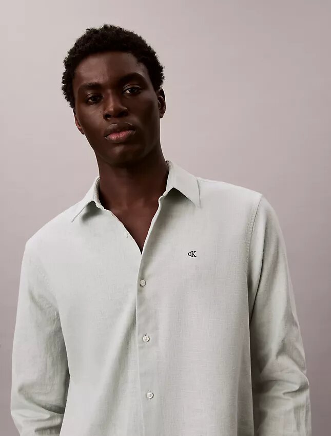Linen Cotton Classic Button-Down Shirt Linen Cotton Classic Button-Down Shirt