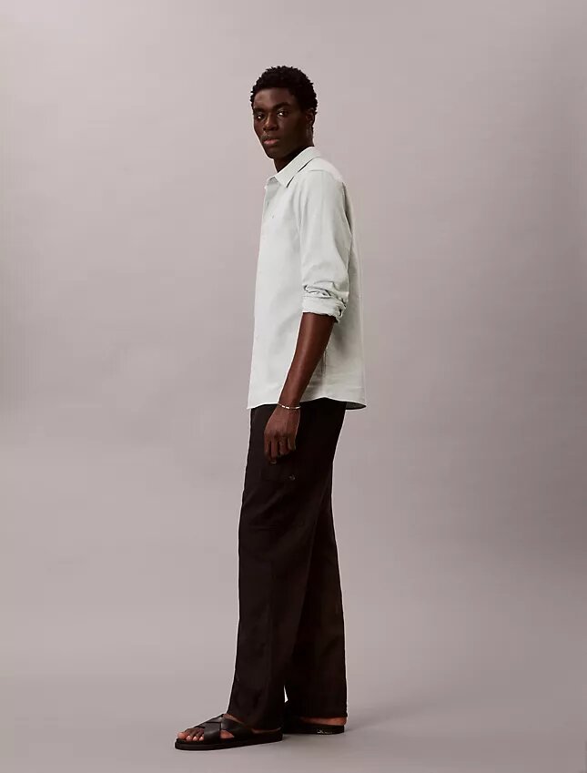 Linen Cotton Classic Button-Down Shirt Linen Cotton Classic Button-Down Shirt