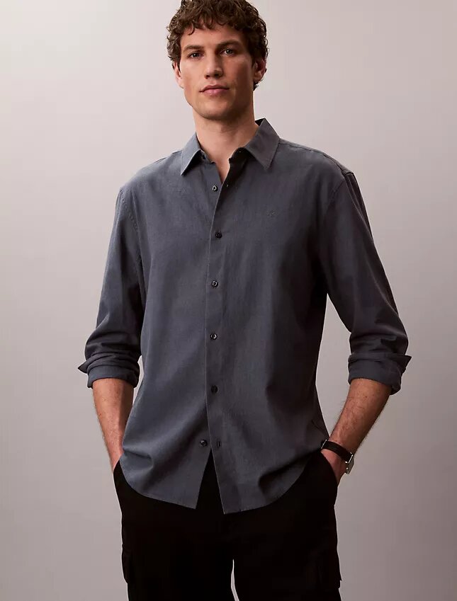 Linen Cotton Classic Button-Down Shirt Linen Cotton Classic Button-Down Shirt
