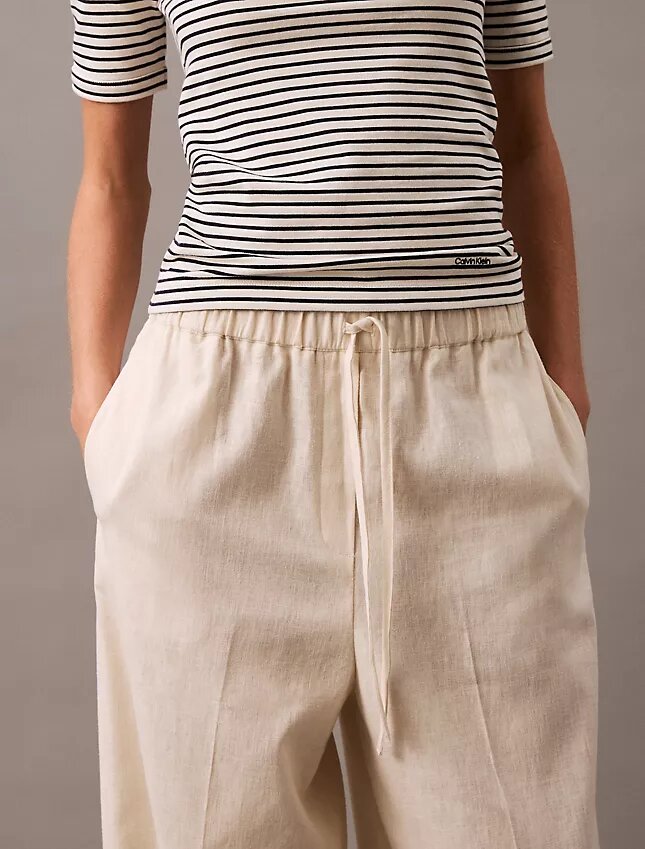 Linen Cotton Drawstring Pants Linen Cotton Drawstring Pants