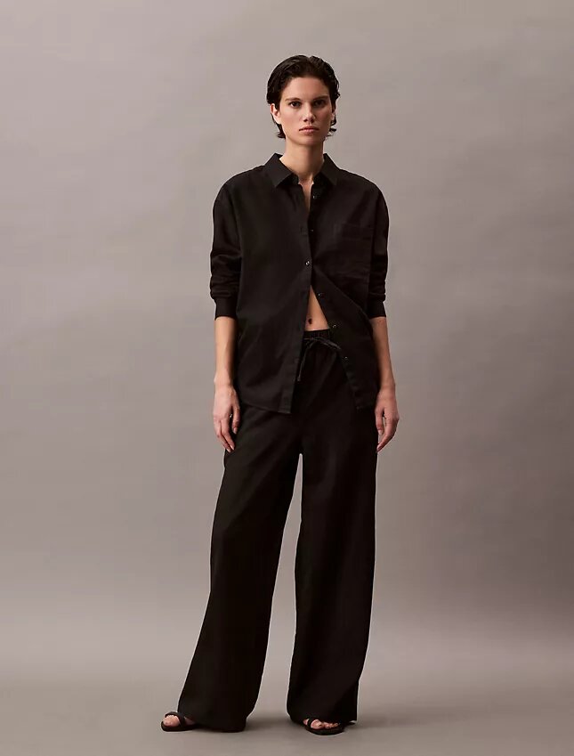 Linen Cotton Pull-On Pants Linen Cotton Pull-On Pants