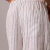 Linen Cotton Pull-On Pants