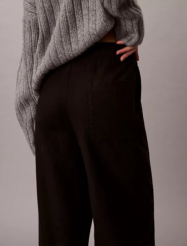 Linen Cotton Pull-On Pants Linen Cotton Pull-On Pants