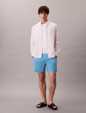 Linen Cotton Pull-On Shorts