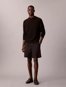 Linen Cotton Pull-On Shorts