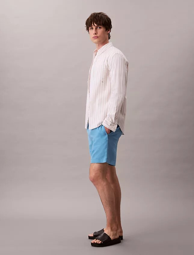 Linen Cotton Pull-On Shorts Linen Cotton Pull-On Shorts