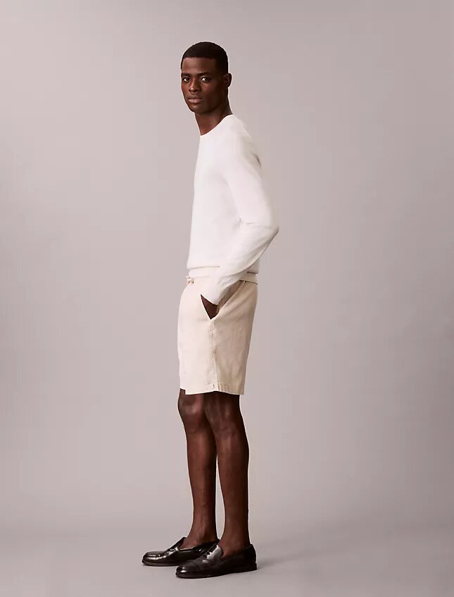 Linen Cotton Pull-On Shorts Linen Cotton Pull-On Shorts