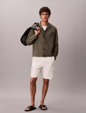 Linen Cotton Shirt Jacket