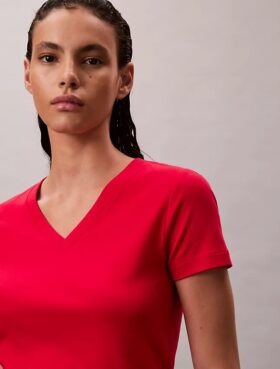 Liquid Cotton Relaxed V-Neck T-Shirt