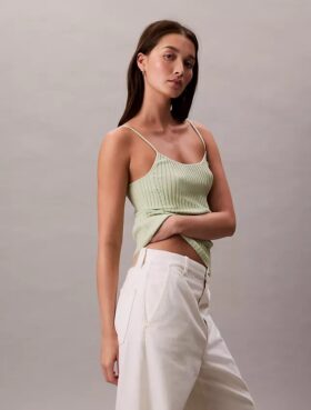 Liquid Shine Rib Tank Top
