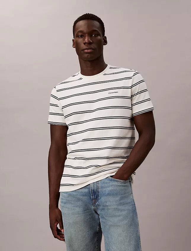 Liquid Touch Stripe Crewneck T-Shirt Liquid Touch Stripe Crewneck T-Shirt